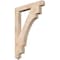 Ekena Millwork Merced Arts & Crafts Smooth Bracket, Douglas Fir, 3 1/2"W x 28"D x 40"H BKT04X28X40MRC03SDF - alternate 1